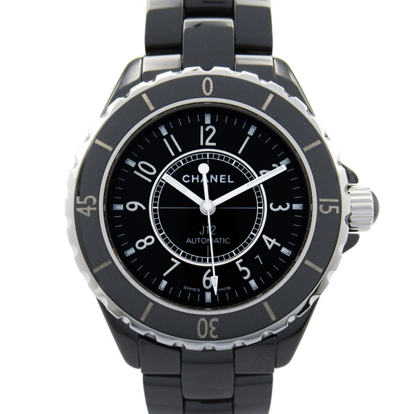 CHANEL J12 Wrist Watch H0685 Automatic winding ceramic Black Used mens CC Coco