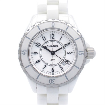 CHANEL J12 Wrist Watch H0968 Quartz ceramic Used Women CC Coco