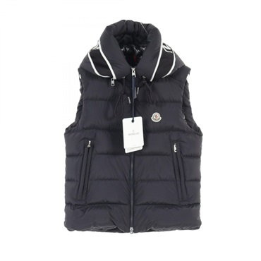 MONCLER CARDAMINE Down vest J20911A0020654A81778 Nylon Navy NEW mens #1