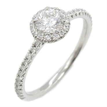 TIFFANY＆CO Soleste Ring Diamond Pt950 Platinum Used women US size 5.25