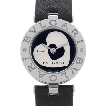 BVLGARI B-zero1 double heart Wrist Watch BZ22S Quartz Stainless Steel Used Women