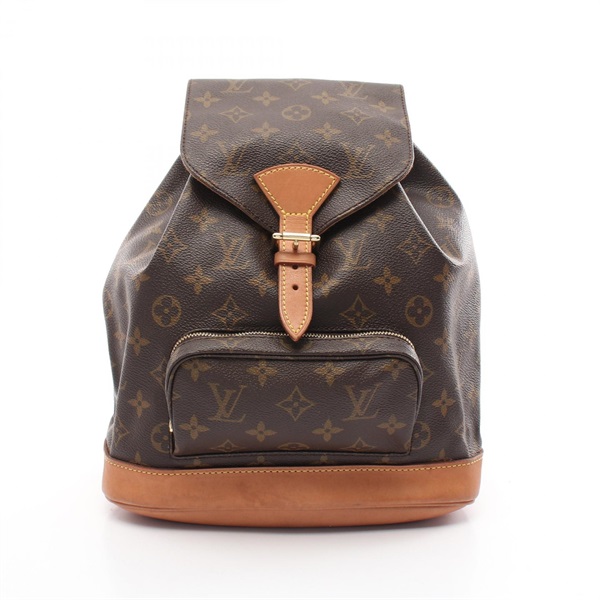 LOUIS VUITTON Montsouris MM Backpack Rucksack Bag M51136 Monogram Canvas Used LV