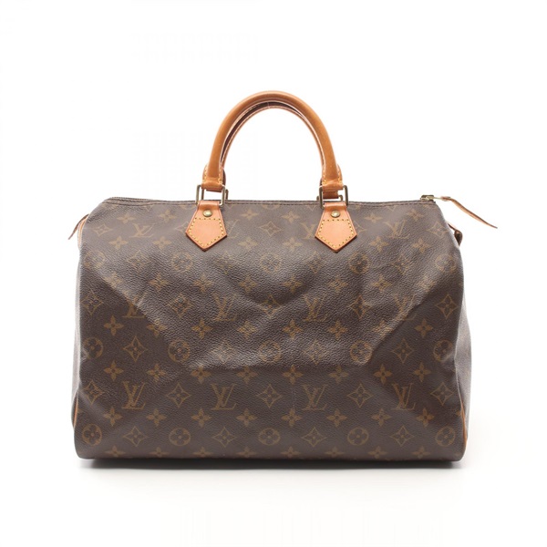 LOUIS VUITTON Speedy 35 Handbag M41524 Monogram canvas Brown Used Women LV