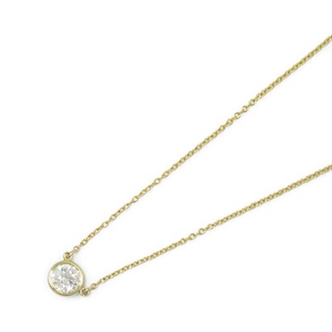 TIFFANY＆CO By the Yard Necklace Pendant 18KYG Yellow Gold Clear Used women