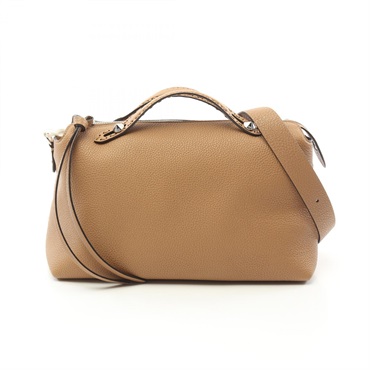 FENDI By the Way Selleria Large Hand shoulder bag 8BL156ASU2F0EMR leather Brown