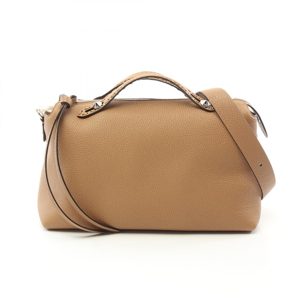 FENDI By the Way Selleria Large Hand shoulder bag 8BL156ASU2F0EMR leather Brown
