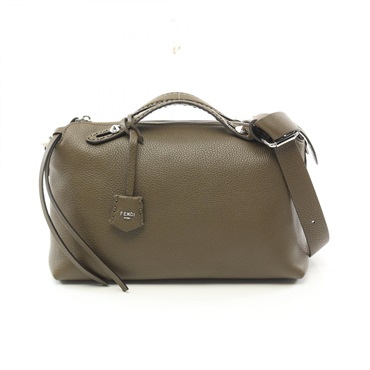 FENDI By the Way Selleria Large Hand shoulder bag 8BL156ASU2F1F2W leather Khaki