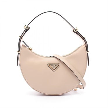 PRADA SOFT CALF ARCE SMALL Hand bag 1BC194ASKF03MV leather Beige NEW Women