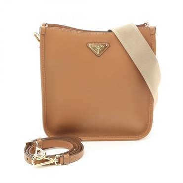 PRADA SOFT GRAIN Shoulder Bag 1BH2192CYSF03BH leather Brown NEW Women