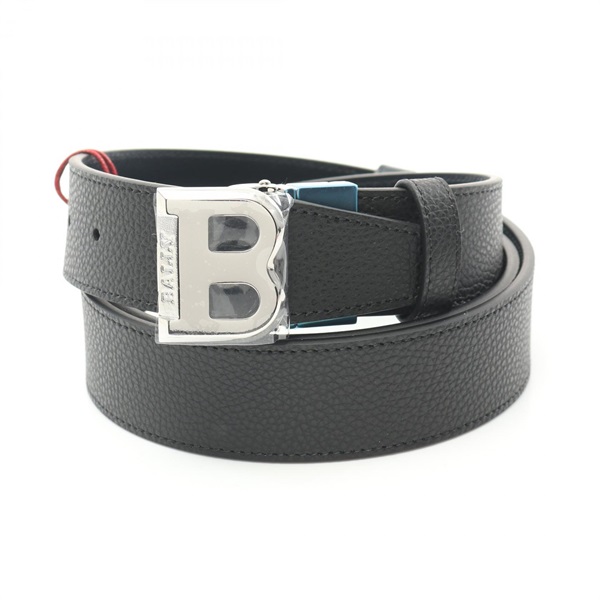 BALLY B Buckle belt 59057219309 leather Black NEW mens