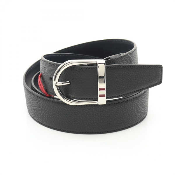 BALLY belt MBB03EVT229 leather Black NEW mens