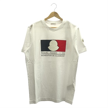 MONCLER T-shirt Short sleeve M size 8C000198390T002M cotton White