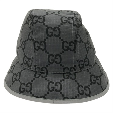 GUCCI hat cap 7683784HA5N1161M polyester Gray NEW Women 1