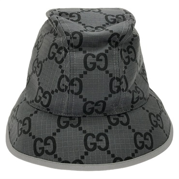 GUCCI hat 7683784HA5N1161L polyester Gray NEW Women #L