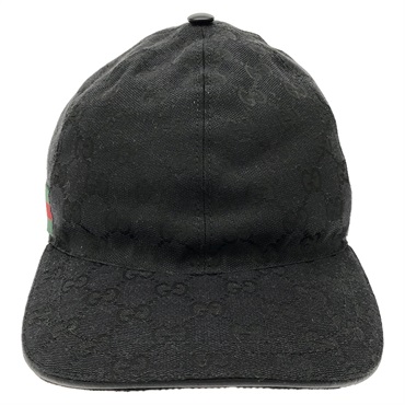 GUCCI Baseball cap 200035KQWBG1060L polyester Black NEW Women 1 #L