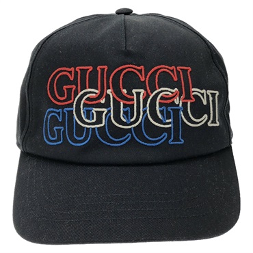 GUCCI Baseball cap 58.5cm L size 7885484HA9X4100L cotton Black