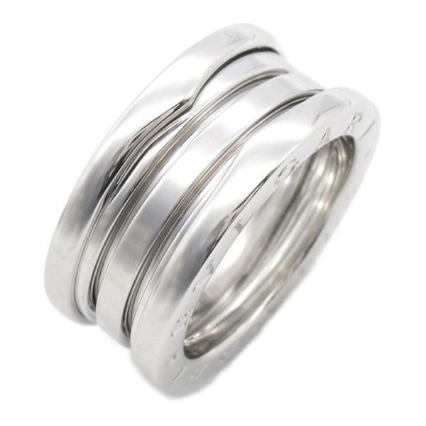 BVLGARI B-zero 1 S Ring 18KWG White Gold Used unisex US size 6.5 #53