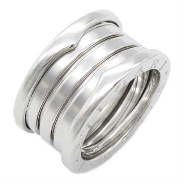 BVLGARI B-zero 1 Ring 18KWG White Gold Used unisex US size 5.75 #51