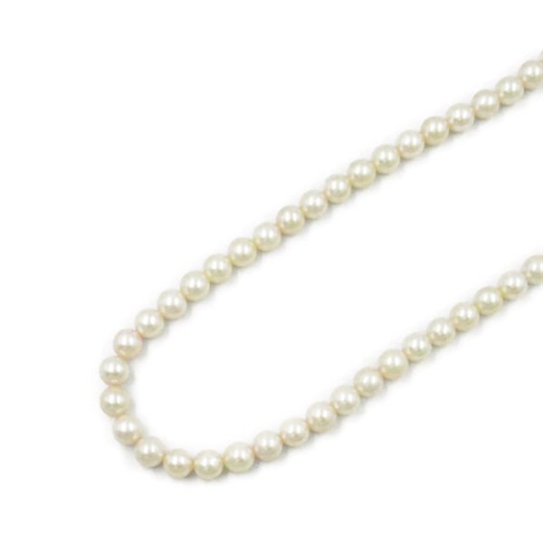 JEWELRY Pearl Necklace Silver925 Pearl White Used women