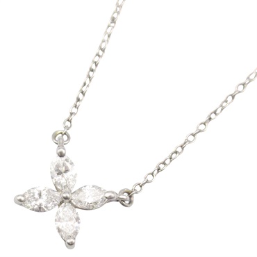 TIFFANY＆CO Victoria Small Necklace Pendant Pt950 Platinum Used women