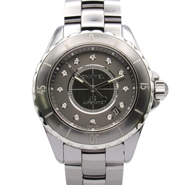 CHANEL J12 Chromatic 12P Diamond Wrist Watch H3242 AT titanium ceramic Used mens