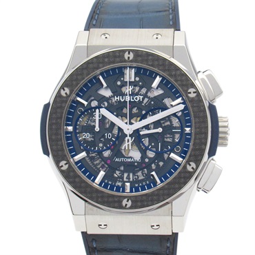 HUBLOT Classic Fusion Wrist Watch 525.NQ.0120.QR.MTK17 AT titanium rubber used
