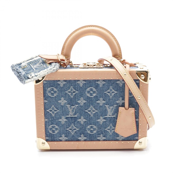 LOUIS VUITTON Petite Valise Hand shoulder crossbody bag M24161 Monogram denim LV