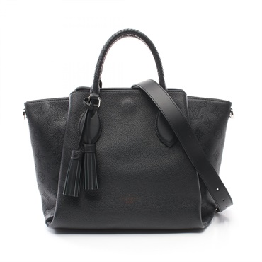 LOUIS VUITTON Omea Haumea 2way shoulder Hand bag M55029 Mahina leather Noir used