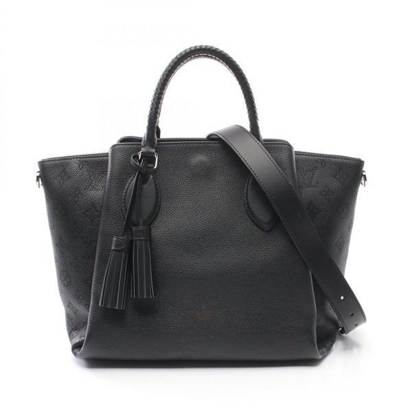 LOUIS VUITTON Omea Haumea 2way shoulder Hand bag M55029 Mahina leather Noir used