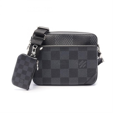 LOUIS VUITTON Trio Messenger Shoulder crossbody Bag N50017 Damier graphite 3D