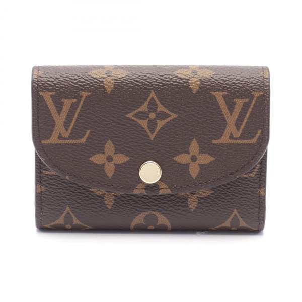 LOUIS VUITTON Porte-monnaie Rosalie wallet M62361 Monogram canvas Brown Used LV