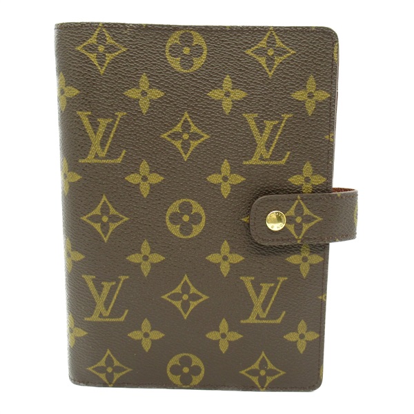 LOUIS VUITTON Agenda MM Notebook cover R20105 Monogram canvas Used unisex LV