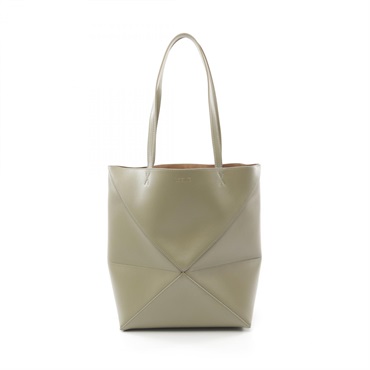 LOEWE PUZZLE TOTE MEDIUM Hand Shoulder Bag A657G50X014787 leather Beige NEW