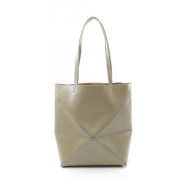 LOEWE PUZZLE TOTE MEDIUM Hand Shoulder Bag A657G50X014787 leather Beige NEW
