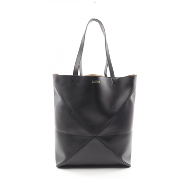 LOEWE Puzzle Fold XL Tote Hand Bag B933Q18X011100 leather Black NEW mens