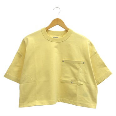 BOTTEGA VENETA Short sleeve T-shirt M size 777597VKLZ07361M cotton Yellow