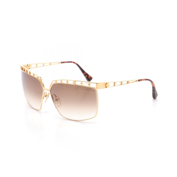 LOUIS VUITTON sunglasses eyewear lunettes de soleil Z0174U Gold Plated Used