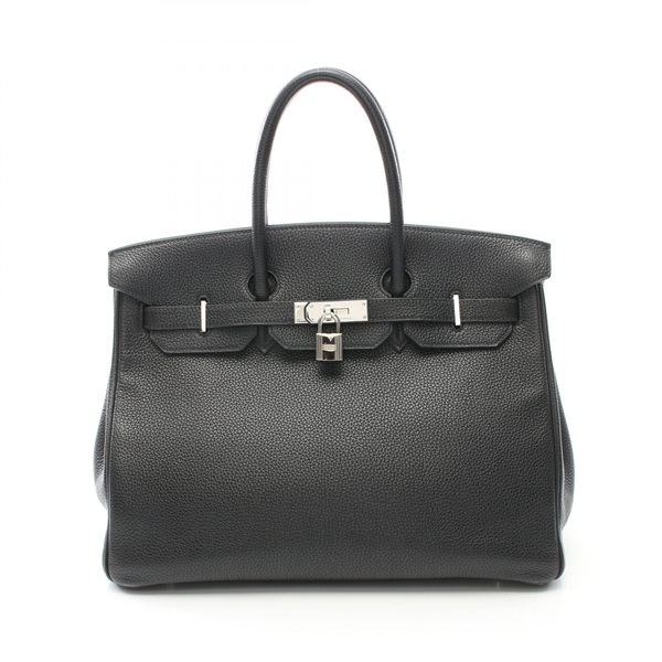 HERMES Birkin 35 Hand bag G Togo leather Black Used SHW