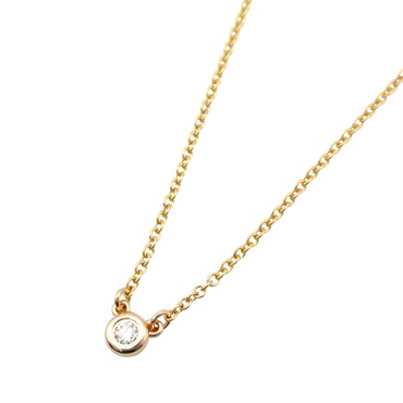 TIFFANY＆CO By the Yard Diamond Necklace 18KPG Pink Rose Gold Used women