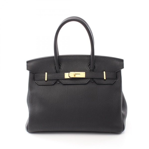 HERMES Birkin 30 Handbag Togo leathe Black Used Women GHW X