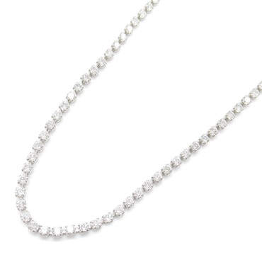 JEWELRY Diamond Necklace 18KWG White Gold Used women