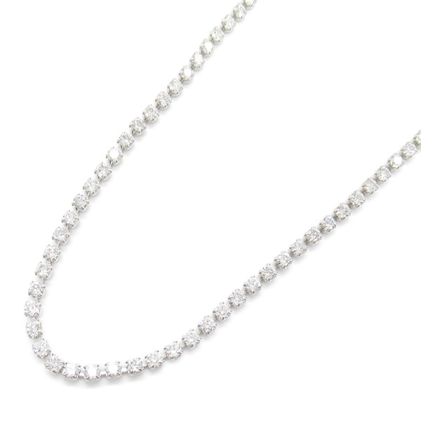 JEWELRY Diamond Necklace 18KWG White Gold Used women