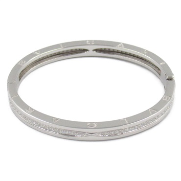 BVLGARI B-zero1 Bracelet Diamond 18KWG White Gold Used Women