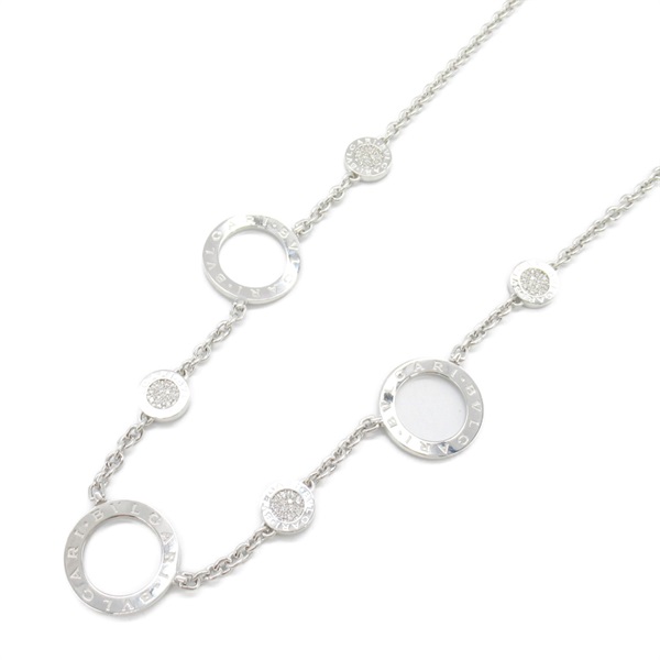 BVLGARI Bulgari Bulgari Necklace Diamond 18KWG White Gold Used women