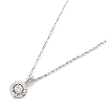 BVLGARI Diamond Bvlgari Necklace Pendant 18KWG White Gold Used women