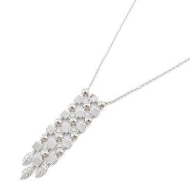 BVLGARI Lucia Necklace Diamond 18KWG White Gold Used women