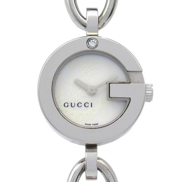 GUCCI G charm Wrist Watch 107 Quartz Stainless Steel Used Women