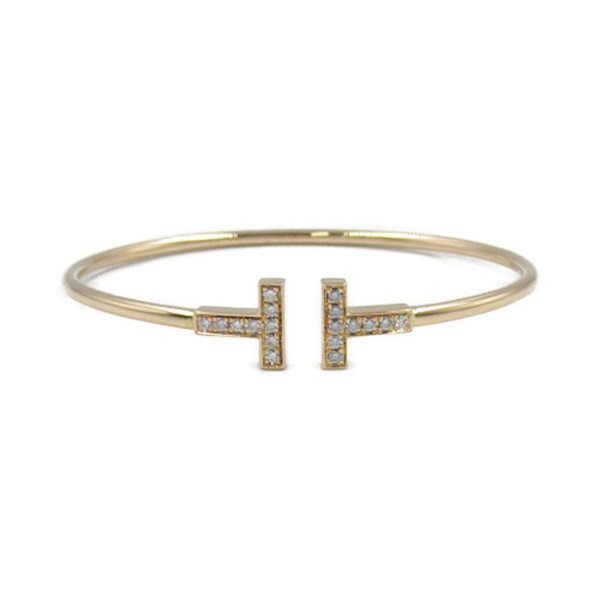 TIFFANY＆CO T-wire Diamond Bracelet 18KYG Yellow Gold Used Women