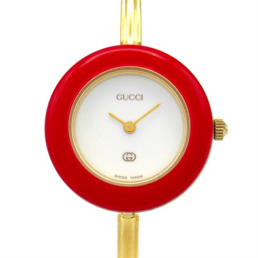 GUCCI Change bezel Wrist Watch 11/12 Quartz Gold Plated Used Women
