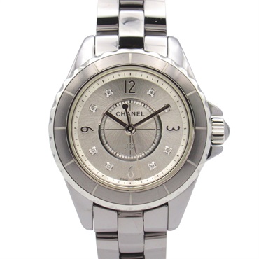 CHANEL J12 Chromatic Wrist Watch H3401 Quartz ceramic Used Women CC Coco